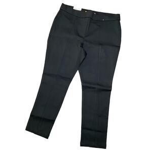 Anne Klein Women's Tummy Control Ponte Pant Black Size XXL 20 NWT